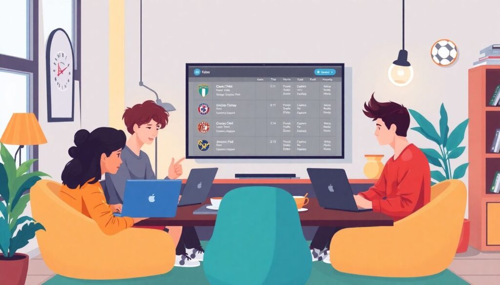 Расписание матчей и прямых трансляций: простой календарь для фанатов - иллюстрация